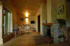 Beech Lodge Living Room - glorious views and so cosy